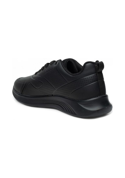 Volis Siyah Memory Foam Taban Günlük Bağcıklı Erkek Sneaker Ayakkabı 36-45 Siyah