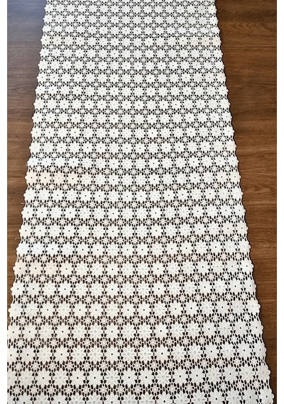 Pvc Dantel Raf -dolap -çekmece -masa - Sehpa -örtüsü - 50 Cm X 3 Metre-desen5 Beyaz