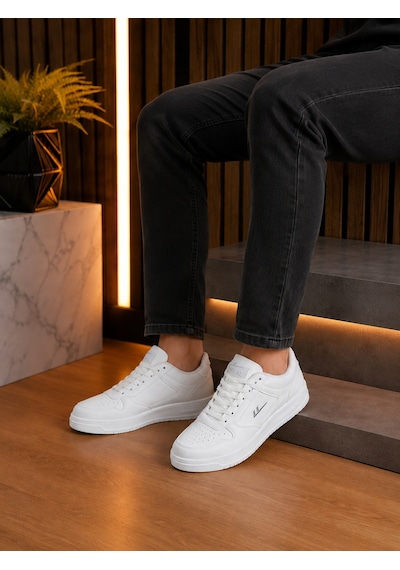 Homiro Su Geçirmez Unisex Sneaker Beyaz