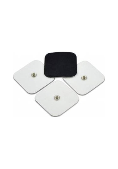 Tens Pedi Tens Elektrodu 5 Cm X 5 Cm Çıtçıtlı 4'lü 4 Paket Pakette Toplam 16 Adet Karışık