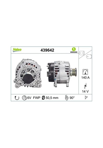 Audi Q5 Sarj Dinamosu 2.0 Tdi 2009-2012 Caha Cglb Cmga Valeo 439642