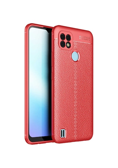 Nourthkiingdom Realme C21 Kılıf Nrtk Niss Silikon Kapak - Kırmızı Kırmızı