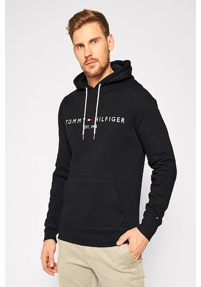 Tommy Hilfiger Kapşonlu Sweatshirt Siyah
