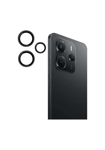 Redmi Note 14 4g Pvd Metal Kamera Lens - Siyah Diğer