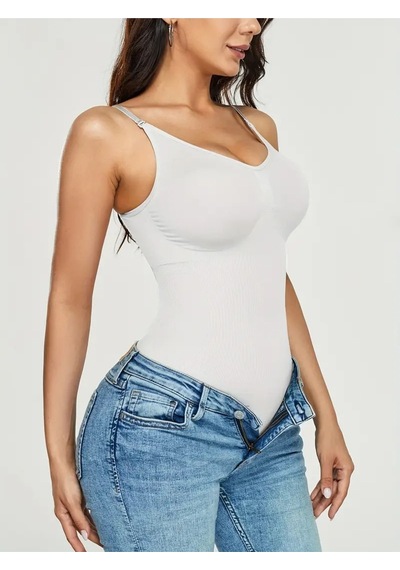 Mistirik Mamey Model Bel Göbek Ve Karın Sıkılaştırıcı Seamless Çıtçıtlı Korse Beyaz Renk8 Beyaz