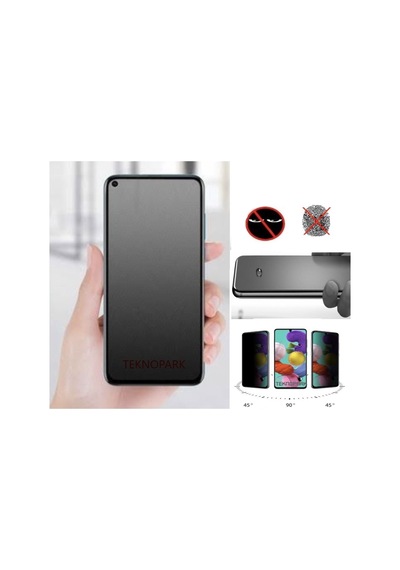 Tecno Camon 15 Mat Hayalet Privacy Tam Kaplayan Seramik Nano Ekran Koruyucu