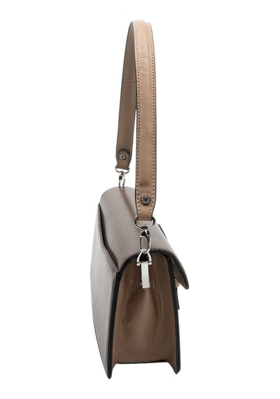 Silver Polo Sp1279 Kadın Omuz Çantası Düz Kahve-m105 Koyu Bej-latte