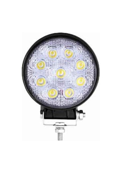 Yuvarlak Çalışma Lambası 9 Ledli 27W(Power Led) Beyaz