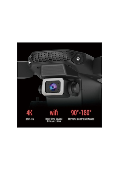 Hd Çift Kamera Drone 4k Kamera, Gps, Uzun Uçuş Süresi, Otomatik Takip & Katlanabilir Tasarım E88