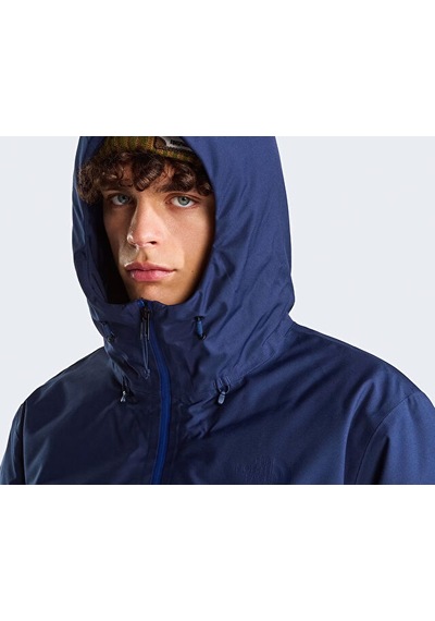 The North Face M Mtn Range Down Hooded Jacket Erkek Outdoor Montu 600 Dolgu Kaz Tüyü Nf0a88wd8k21 Lacivert