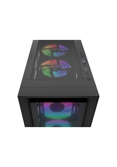 Rampage Voyager 750W 80+ Bronze Rgb Fan Atx Siyah Mıd Tower Oyuncu Kasası