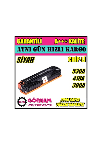 Canon I-Sensys Mf8580Cdw Uyumlu Toner Siyah
