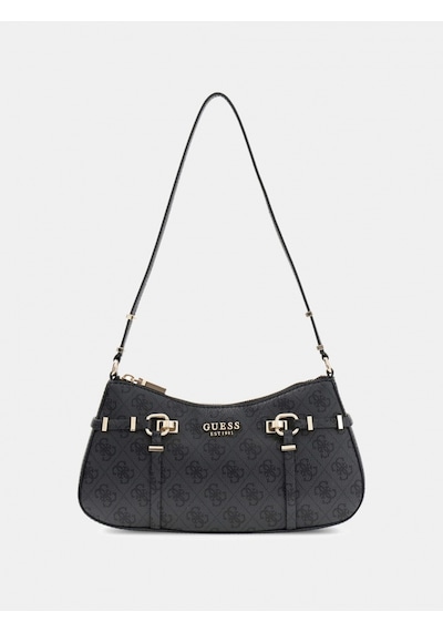 Guess Leona Logolu Kadın Antrasit Omuz Çantası Hwsg9917180-clo
