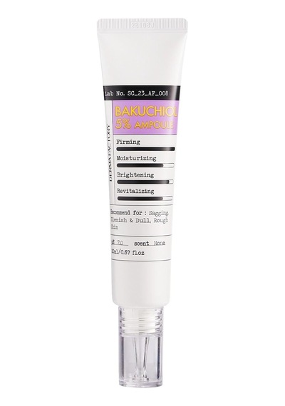 %5 Bakuchiol İçeren Elastikiyet Arttırıcı Ve Cilt Düzenleyici Serum Derma Factory Bakhuciol Ampoule