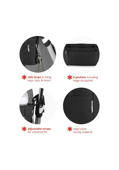 Skip Hop Grab&go Ultra Araba Düzenleyici Organizer Siyah 001