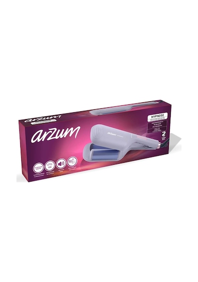 Arzum AR5112 Hypnose Ionmax Profesyonel WAG Maşa, Hızlı Isınan, 32 mm Turmalin Seramik, İyonlu, Lila