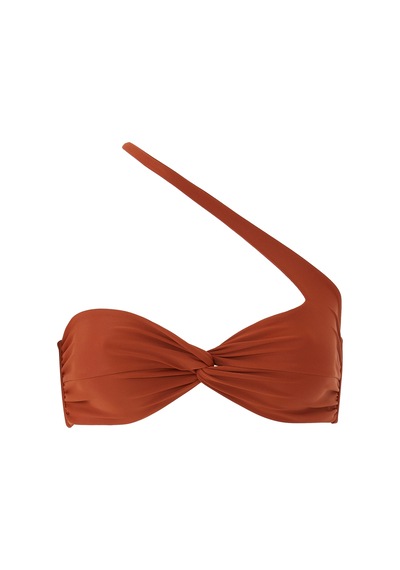 Lea The Label Şık Palm Bikini Üstü Turuncu