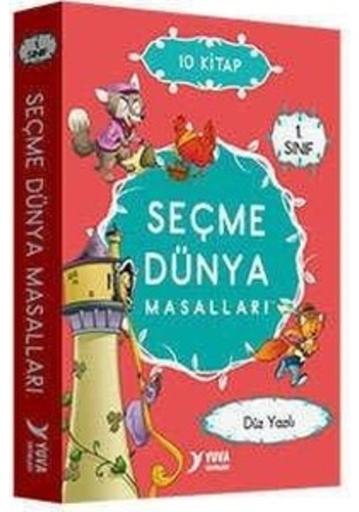 Yuva 1. Sınıflar Için Seçme Dünya Masalları (Düz Yazı) 10 Kitap