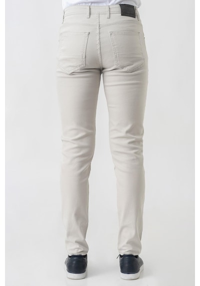 White Stone Avenches J2424 Normal Fit Pamuklu Likralı 5 Cep Pantolon - Taş