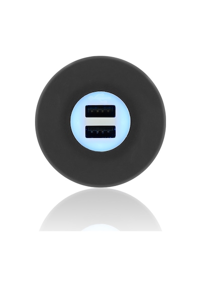 Sanel 10V-30V Telefon Şarj Cihazı 2 A Usb Giriş Mavi Ledli