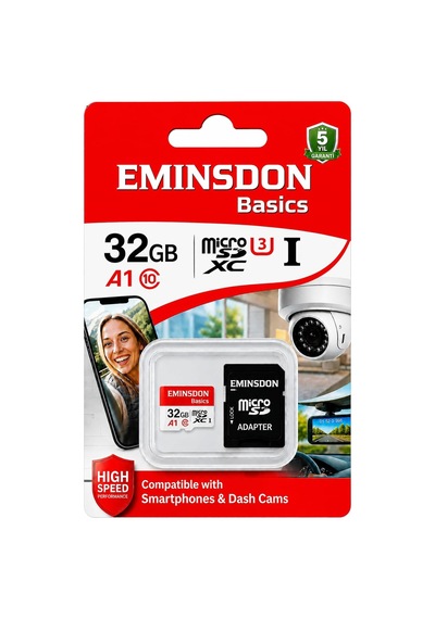 32gb 2'li Paket Hafıza Kartı Mini Kamera Ev Araç Güvelik Kamerası Uyumlu Telefon Micro Sd Class10