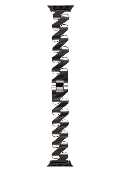 Apple Uyumlu  Watch Ultra 2 49mm Kordon Krd-80 Metal Bilezik Strap Kayış