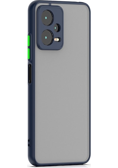 Xiaomi Redmi Note 12 Pro 5G Kılıf Zore Hux Düğme ve Kapak Zıt Renk Kılıf
