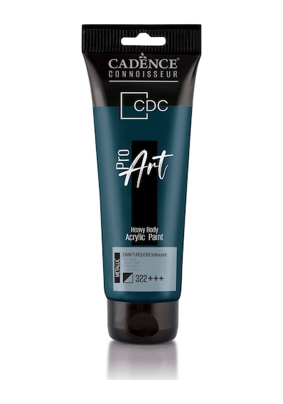 Cadence Prm322 Koyu Turkuaz Proart Heavy Body Akrilik Boya 120 ML - Tüp Akrilik Boya