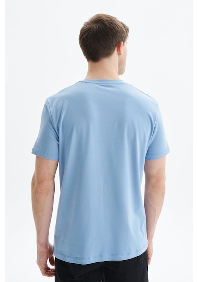 AR-MA Arma Erkek Regular Fit Basic Süprem Bisiklet Yaka Tişört Y29344472602 Mavi