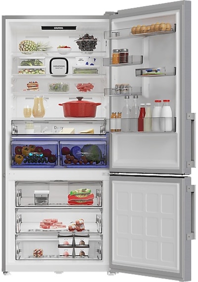 Grundıg GPKND 615 I 615 L Duo-No Frost Alttan Donduruculu Buzdolabı Inox