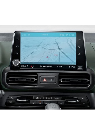 Citroen Berlingo 8 İnç Multimedya Ekran Koruyucu Şeffaf