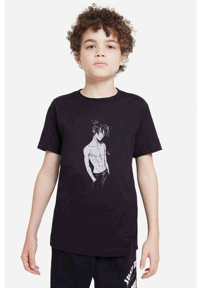 Tshirthane Anime One Punch Man Baskılı Unisex Çocuk Siyah T-Shirt (528306352)