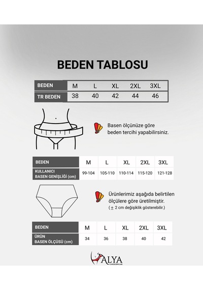 Alya Underwear %100 Pamuk Kumaşlı, Büyük Beden Yüksek Bel Kalp Desenli Ribana Jakar Kadın Külot Çok Renkli P15
