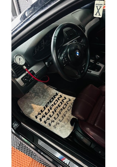 Beyaz Beşli Kupon Lüks Halı Paspas Takımı