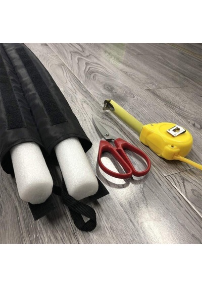 2 Adet Kapı Altı Rüzgar Önleyici Çift Taraflı Kapı Altı Rüzgarlık Sünger Çok Renkli Diğer