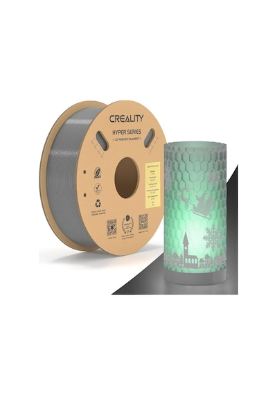 Creality Hyper Petg Gri Filament 1.75mm 1kg - Urhanshop Gönderimli