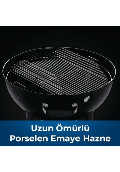 Premium 22 Kömürlü Mangal - 57cm Siyah