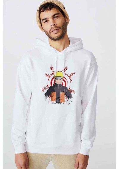 Anime Narutotokyo Ghoul Kaneki Manga Baskılı Beyaz Erkek Sweat (531041236)