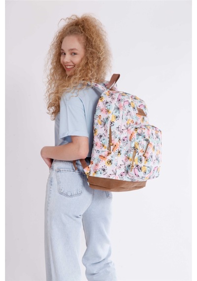 Konfores 1699 Ortaokul ve Lise Günlük Sırt Çantası Krem