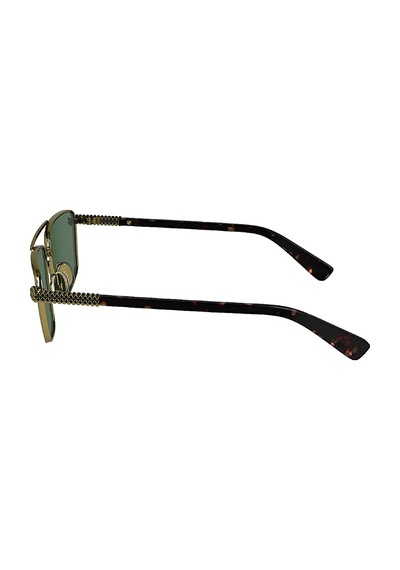 Lanvin Lnv 133s 035 58 Unisex Dikdörtgen Gümüş Metal Güneş Gözlüğü