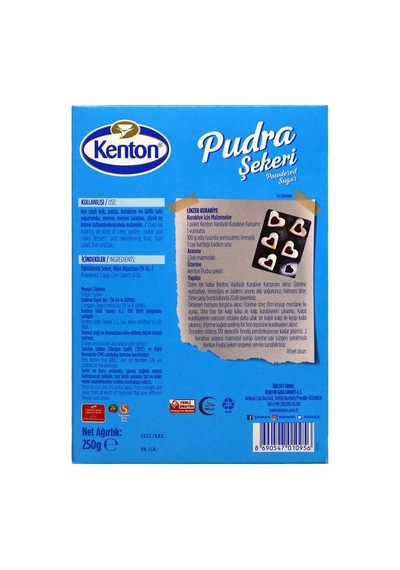 P. Kenton Pudra Şekeri 250 Gr 24'li Paket