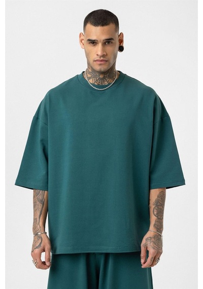 Süper Oversize Takım Petrol