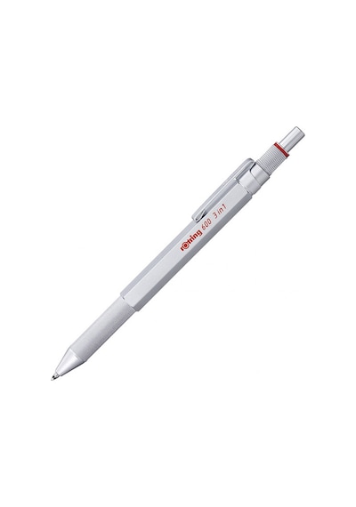 Rotring Multipen Üç Fonksiyonlu Kalem Krom 600 Gümüş
