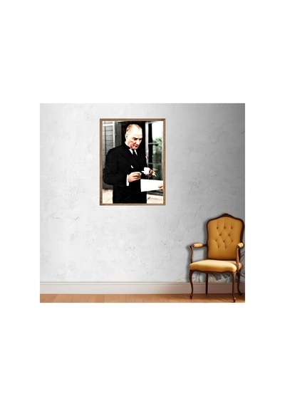 Poster Atatürk Tablosu Yüksek Kalite Tek Parça Ahşap Ceviz Eskitme Çerçeveli Çok Renkli - 815202183 Çok Renkli Poster Atatürk Tablosu Yüksek Kalite Tek Parça Ahşap Ceviz Eskitme Çerçeveli Çok Renkli - 815202183 Çok Renkli