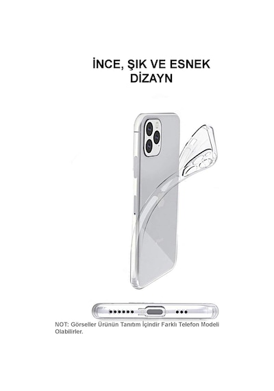 Samsung Galaxy Uyumlu S20 Ultra Kamera Korumalı Tıpalı Şeffaf Silikon Kılıf