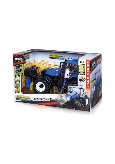 Maisto Tech Rc New Holland T8435 Genesis 1:16 Ölçek Çiftlik Serisi Uzaktan Kumandalı Traktör