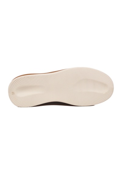 Beyaz Taba Hakiki Deri Hafızalı Taban Erkek Sneaker Çok Renkli
