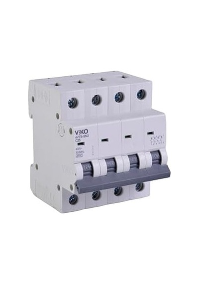 4vtb-4c25 Otomatik Sigorta 4,5ka C Tipi 4 Kutup 25a