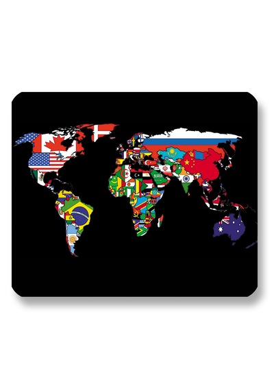 World Map Flags 22x18cm Mp532218 İlyuka Mini Boy Gaming Mousepad