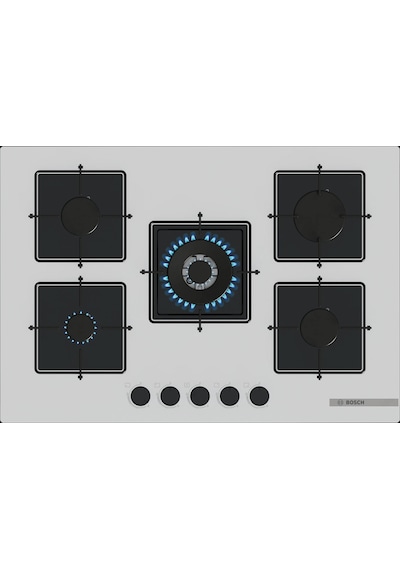 Bosch White Deluxe HBG7341W1 3D Fry - PNQ7B2P31O 75 CM Wok Bek - DWK66PJ20T 3 Lü Ankastre Set 619